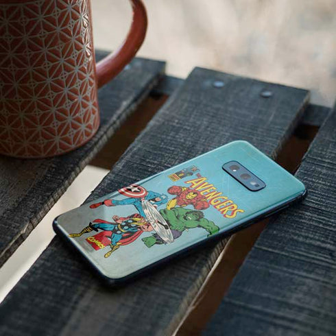 Marvel Classic Comics The Avengers Galaxy S10e Skin