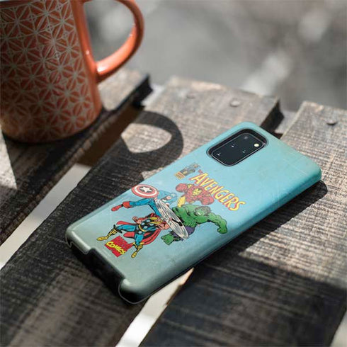 Marvel Classic Comics The Avengers Galaxy S20 Plus Pro Case