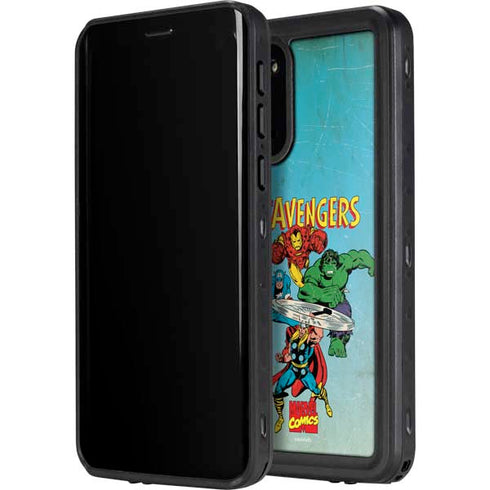 Marvel Classic Comics The Avengers Galaxy S20 Plus Waterproof Case