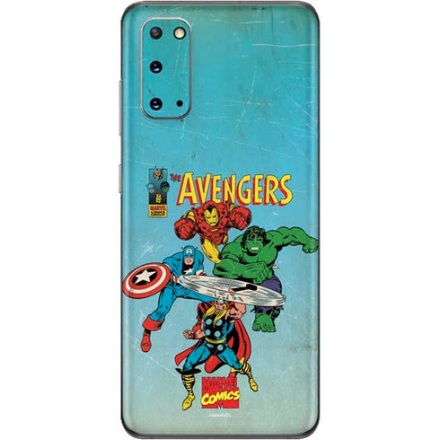 Marvel Classic Comics The Avengers Galaxy S20 Skin