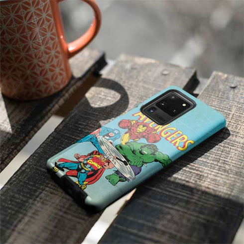 Marvel Classic Comics The Avengers Galaxy S20 Ultra 5G Pro Case