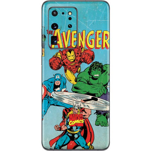Marvel Classic Comics The Avengers Galaxy S20 Ultra 5G Skin