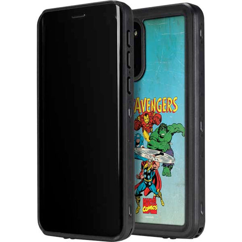 Marvel Classic Comics The Avengers Galaxy S20 Waterproof Case