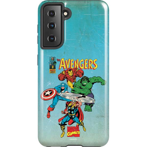 Marvel Classic Comics The Avengers Galaxy S21 5G Pro Case