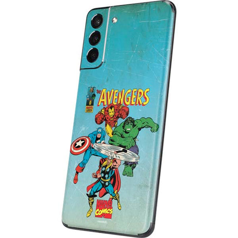 Marvel Classic Comics The Avengers Galaxy S21 5G Skin