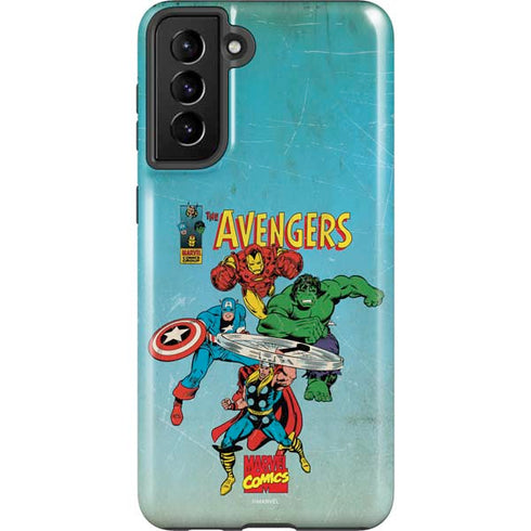 Marvel Classic Comics The Avengers Galaxy S21 Plus 5G Pro Case