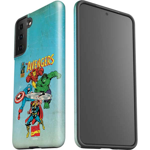 Marvel Classic Comics The Avengers Galaxy S21 Plus 5G Pro Case