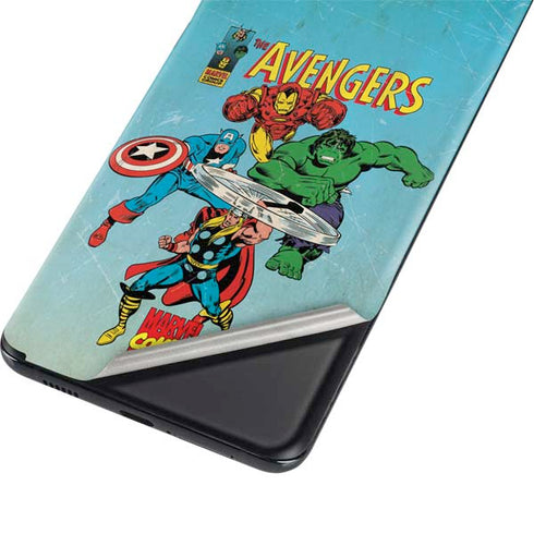 Marvel Classic Comics The Avengers Galaxy S21 Plus 5G Skin