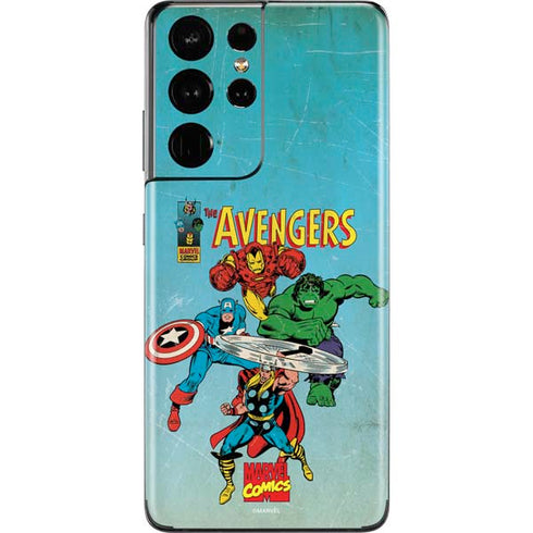 Marvel Classic Comics The Avengers Galaxy S21 Ultra 5G Skin