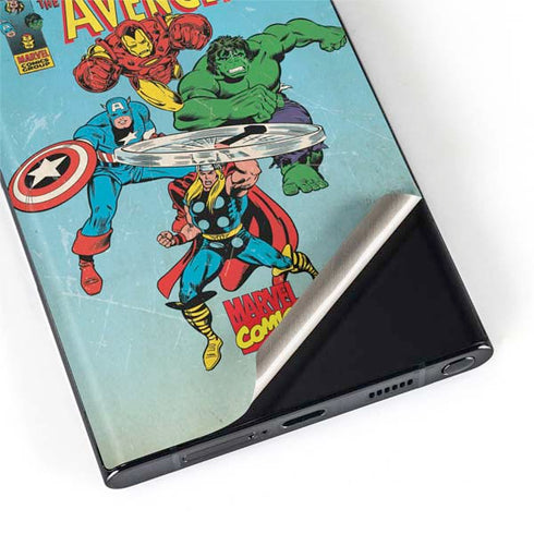Marvel Classic Comics The Avengers Galaxy S22 Ultra Skin