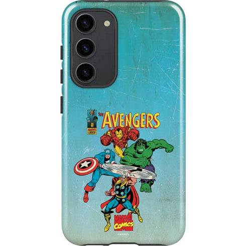Marvel Classic Comics The Avengers Galaxy S23 Plus Pro Case