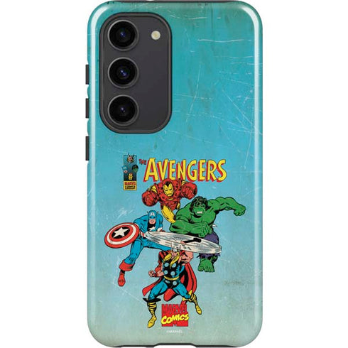 Marvel Classic Comics The Avengers Galaxy S23 Pro Case