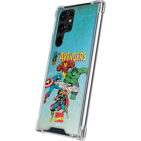 Marvel Classic Comics The Avengers Galaxy S23 Ultra Clear Case