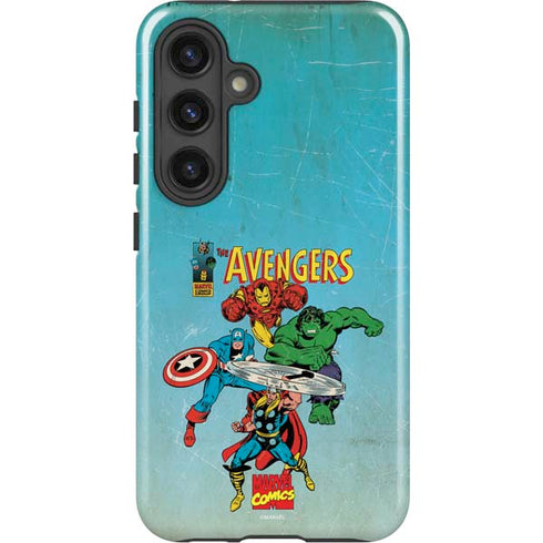 Marvel Classic Comics The Avengers Galaxy S24 Impact Case