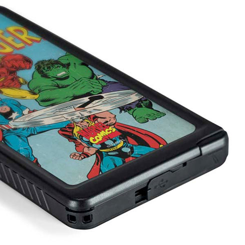 Marvel Classic Comics The Avengers Galaxy S24 Ultra Waterproof Case
