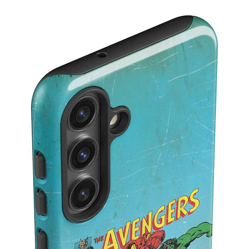Marvel Classic Comics The Avengers Galaxy S25 Plus Impact Case