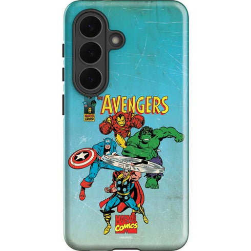 Marvel Classic Comics The Avengers Galaxy S26 Impact Case