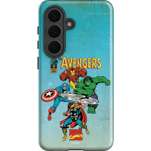 Marvel Classic Comics The Avengers Galaxy S26 Plus Impact Case