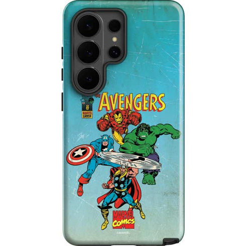 Marvel Classic Comics The Avengers Galaxy S26 Ultra Impact Case
