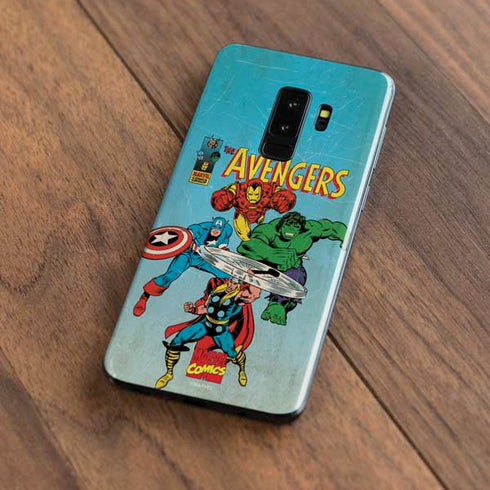 Marvel Classic Comics The Avengers Galaxy S9 Plus Skin