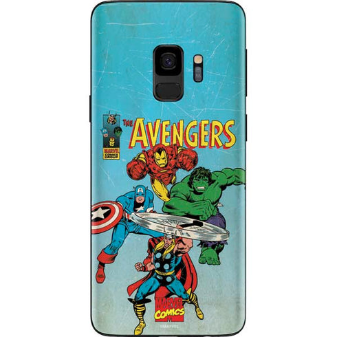 Marvel Classic Comics The Avengers Galaxy S9 Skin