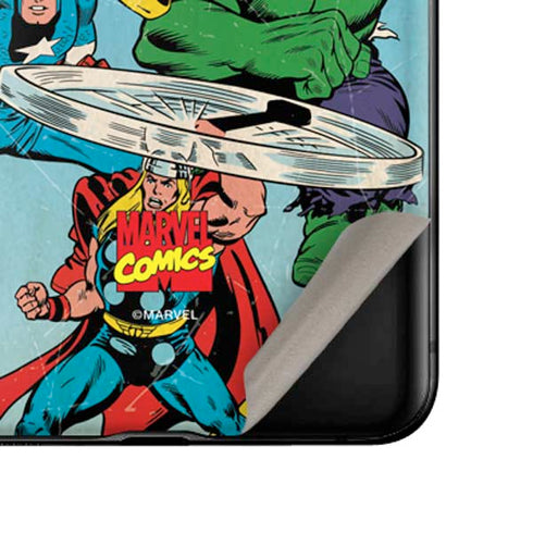 Marvel Classic Comics The Avengers Galaxy Z Flip Skin
