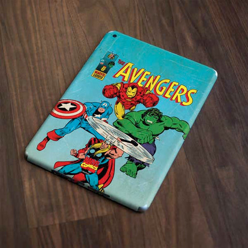 Marvel Classic Comics The Avengers Apple iPad Skin