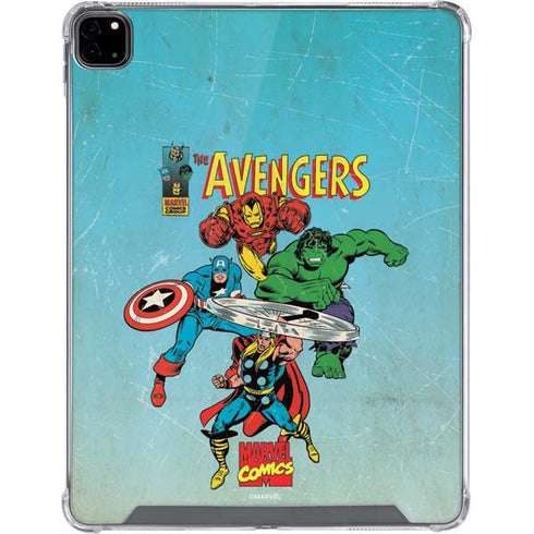 Marvel Classic Comics The Avengers iPad Pro 12.9in (2020) Clear Case
