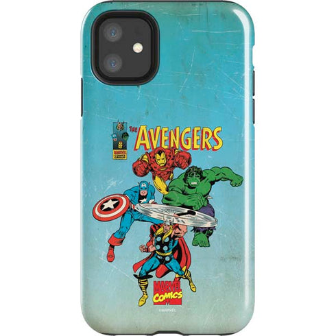 Marvel Classic Comics The Avengers iPhone 11 Impact Case