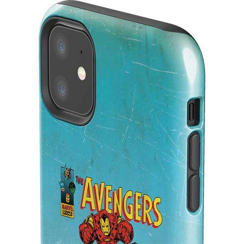 Marvel Classic Comics The Avengers iPhone 11 Impact Case