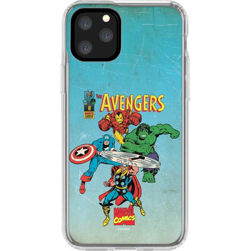 Marvel Classic Comics The Avengers iPhone 11 Pro Clear Case