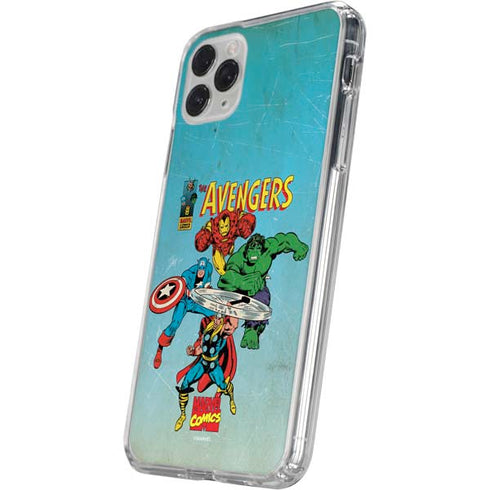 Marvel Classic Comics The Avengers iPhone 11 Pro Clear Case