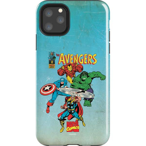 Marvel Classic Comics The Avengers iPhone 11 Pro Max Impact Case