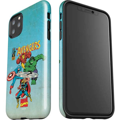 Marvel Classic Comics The Avengers iPhone 11 Pro Max Impact Case