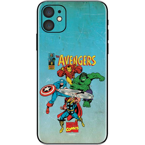 Marvel Classic Comics The Avengers iPhone 11 Skin