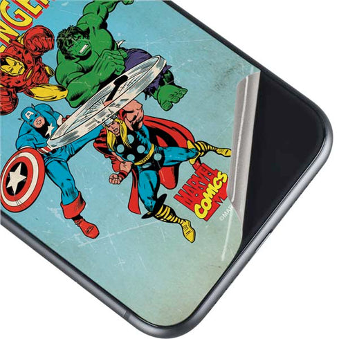 Marvel Classic Comics The Avengers iPhone 11 Skin