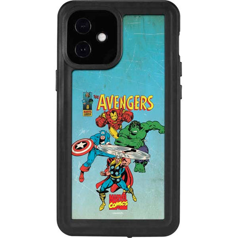 Marvel Classic Comics The Avengers iPhone 12 Mini Waterproof Case