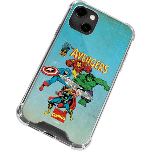 Marvel Classic Comics The Avengers iPhone 13 Clear Case