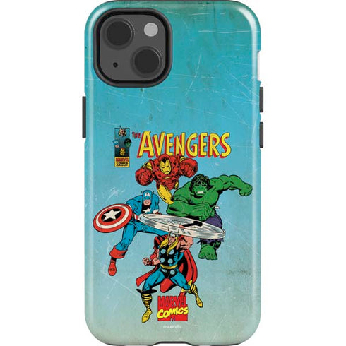 Marvel Classic Comics The Avengers iPhone 13 Impact Case