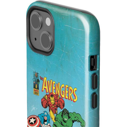 Marvel Classic Comics The Avengers iPhone 13 Impact Case