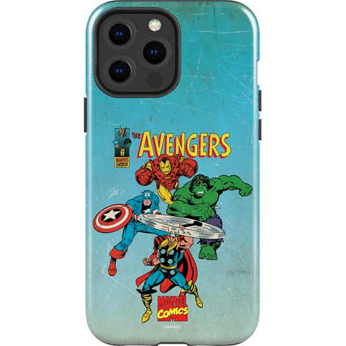 Marvel Classic Comics The Avengers iPhone 13 Pro Max Impact Case