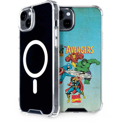 Marvel Classic Comics The Avengers iPhone 14 MagSafe Case