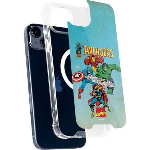 Marvel Classic Comics The Avengers iPhone 14 MagSafe Case