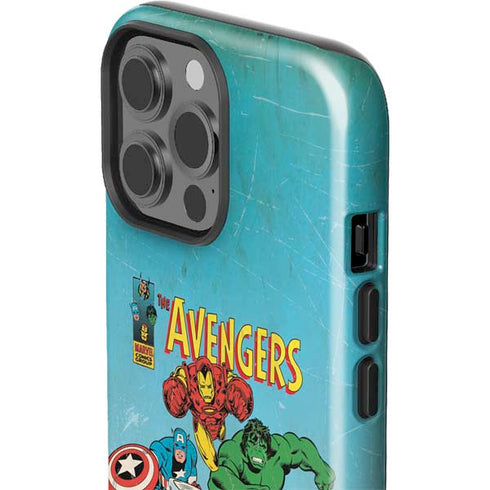 Marvel Classic Comics The Avengers iPhone 14 Pro Max Impact Case