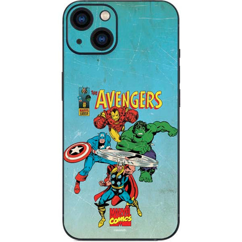 Marvel Classic Comics The Avengers iPhone 15 Plus Skin