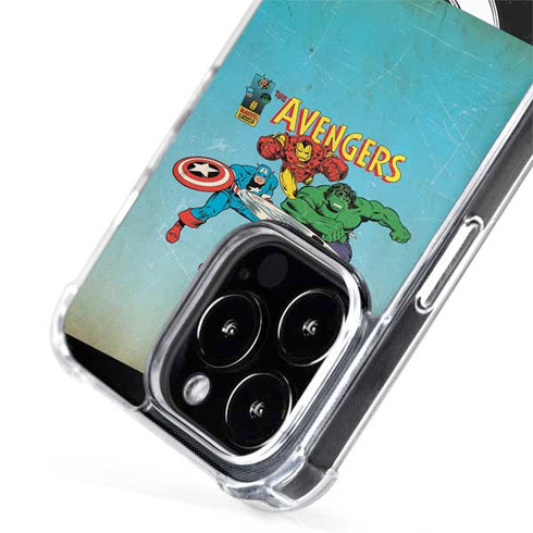Marvel Classic Comics The Avengers iPhone 15 Pro MagSafe Case