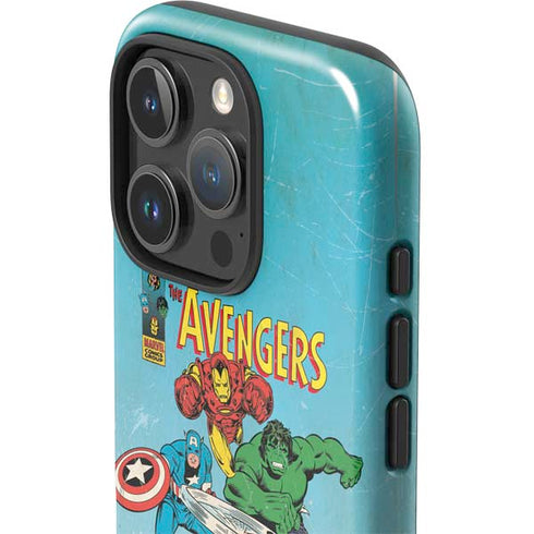 Marvel Classic Comics The Avengers iPhone 16 Pro Impact Case