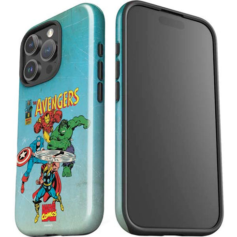 Marvel Classic Comics The Avengers iPhone 16 Pro Impact Case