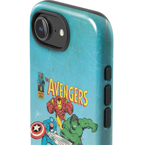 Marvel Classic Comics The Avengers iPhone 16e Impact Case