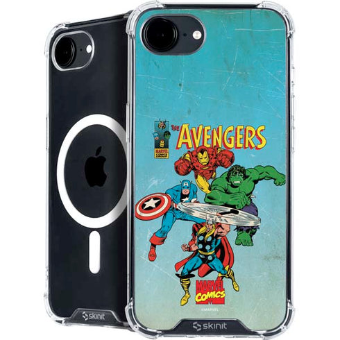 Marvel Classic Comics The Avengers iPhone 16e MagSafe Case